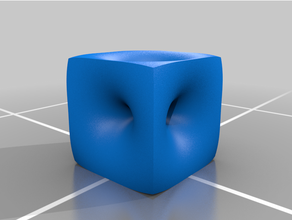 black hole cube abstract math physics shape topology 3d print model - Mito3D