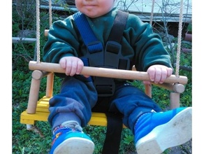 5 point sécurité Libération Boucle ceinture enfant haute chaise balançoire 3d print model - Mito3D