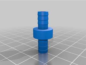 hose connector 4mm customized 3d print model - Mito3D