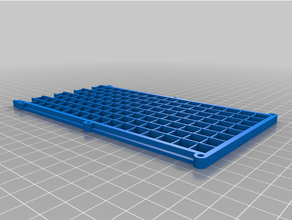 32x8 led matrix grid diffuser 3d print model - Mito3D