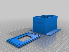 horas mostrador personalizado 3d print model - Mito3D
