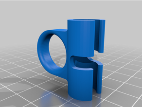 mouse cable holder v2 3d print model - Mito3D