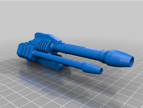 earth alliance weapons pack babylon 5 blasters cannon guns turret weapon 3d print model - Mito3D