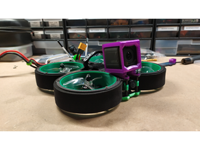 iflight vert frelon bourdon session monter caméra fpv tpu Go Pro quadcopter 3d print model - Mito3D