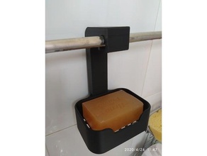 jabonera para colgar soap holder 3d print model - Mito3D