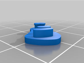 marmotte micro cam bracket center hole 3d print model - Mito3D