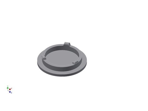 polvere cap spina ikea Brimnes 14mm 3D print model - Mito3D