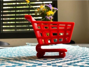 - shopping cart 3d print model - Mito3D