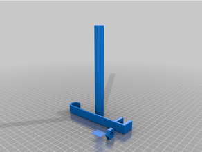 personnalisé shelf mount dkhanging bobine titulaire soutien 3d print model - Mito3D