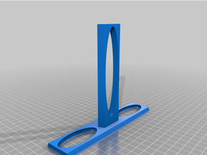 surgical mask strap stand 3d print model - Mito3D