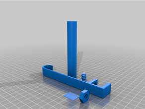 dk2customized shelf mount colgando carrete soporte personalizado 3d print model - Mito3D