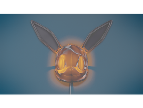 eevee criança parede luz ikea dr msyn mod luminária Pokémon rgb 3d print model - Mito3D