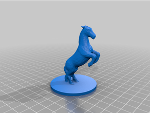 geschnitzt Pferd Opa 3d Scan 3d print model - Mito3D