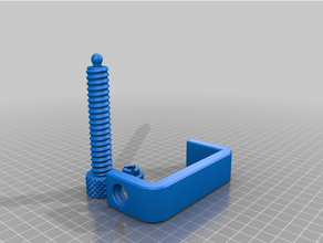 customized adjustable suptischtenniser clamp 3d print model - Mito3D