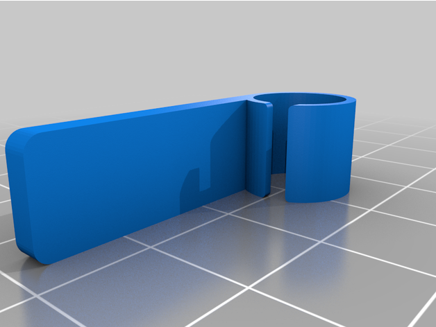 kablo kelepçe Fermacavo klips kılavuz Kulp destek yönetim cavo gidon 3D print model - Mito3D