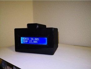 arduino humedad sensor caso funda dht11 lcd 3d print model - Mito3D