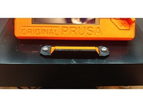 prusa i3 mk3 lack enclosure - door latch magnet cage 3d print model - Mito3D