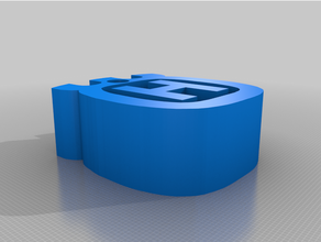 llavero husqvarna 3dprintable solido 3d print model - Mito3D