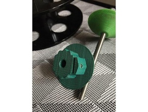 manopola bobina lanzamiento rápido apoyo 3d print model - Mito3D
