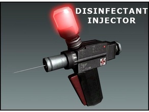 covid désinfectant injecteur 3d print model - Mito3D