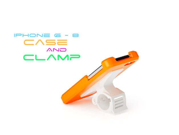 iphone caso funda abrazadera 6 3D print model - Mito3D