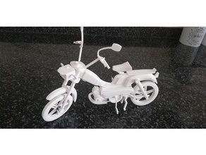 classic motorcycle peugeot 103 mobylette 3d print model - Mito3D