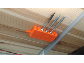 ts100 holder shelf mount bracket case 3d print model - Mito3D