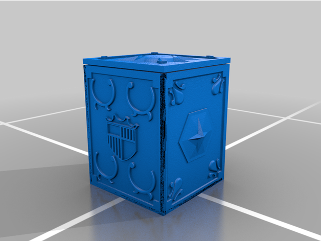 Heilige seiya Perseus plata Box 3D print model - Mito3D