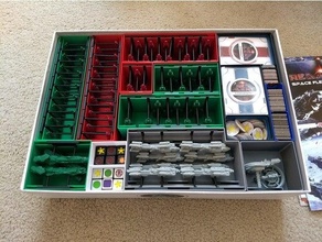 red alert insert expansions boardgame boardgames accessories components inserts organizer board game 3d print model - Mito3D