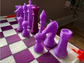 Schach Tafel kleben 3d print model - Mito3D