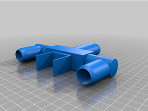 water spliter 3d print model - Mito3D