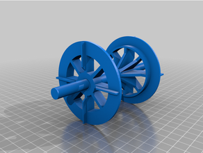 filament bobine rouleau titulaire soutien 3d print model - Mito3D