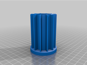 chair sleeve gas cylinder lifter office 3d print model - Mito3D