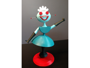 blanche carte robot maid android cartoon jetsons rosie 3d print model - Mito3D