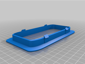 tailgate handle bezel s-10 sonoma 3d print model - Mito3D