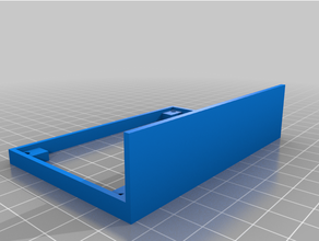 minimalista 20x4 lcd recinto exibição caso bainha suporte monte 3d print model - Mito3D