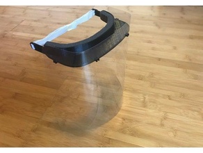 kalkan Birleşik kayış kilidi koronavirüs covid 19 covid19 covidfaceshield kalkanı 3d print model - Mito3D