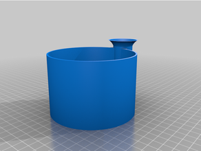 watering planter 3d print model - Mito3D