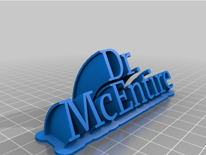 customized sweeping 2-lidrmcne plate text 3d print model - Mito3D