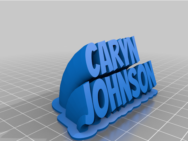 johnson personalizzato 3D print model - Mito3D