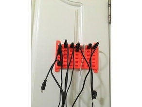 usb cable holder 3d print model - Mito3D