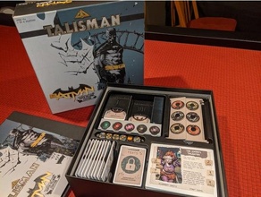 talisman batman super-villains edition board game box insert organizer batman board boardgame box insert game organizer talisman talisman board game