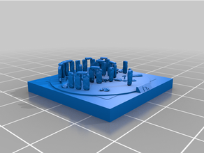 Greeble ciudad hitos Stonehenge Greeblecity 3d print model - Mito3D