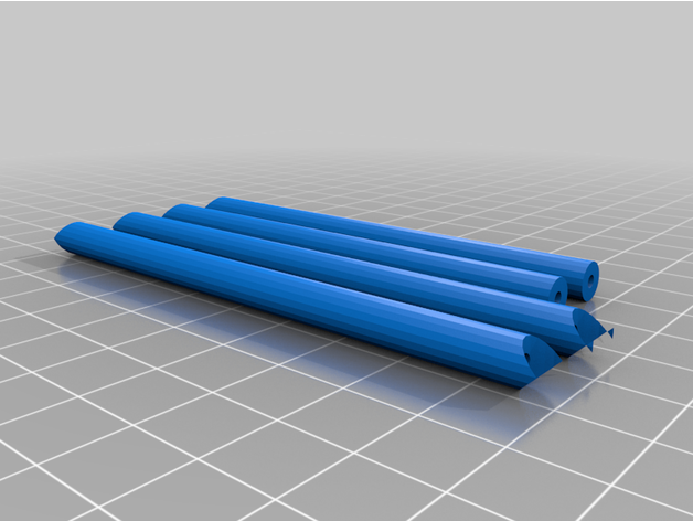 c24 wpl roll cage horizontal poles 3D print model - Mito3D