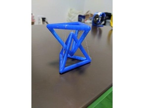 tenségrité tétraèdre polyèdres polyèdre chaîne structure 3d print model - Mito3D