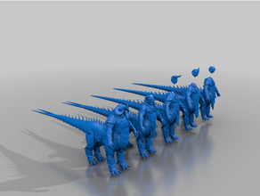 dragon ogres - aos wtw chaos tm dnd fantasy ogre whfb 3d print model - Mito3D