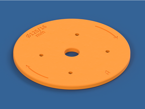 makita rt0700 extendido circual base plato enrutador rt0701 herramienta herramientas carpintería 3d print model - Mito3D