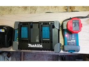 makita dc1414t caricabatterie titolare supporto immagine trapano 3d print model - Mito3D