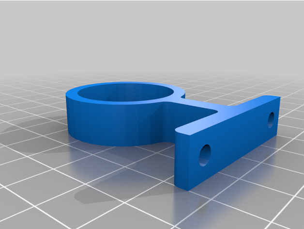 pipe support 25mm diameter 3D print model - Mito3D