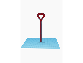 cuore penna 3d print model - Mito3D